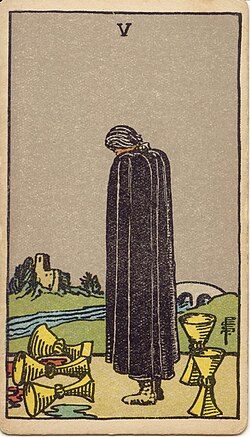 Five of Cups tarot card