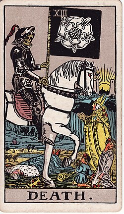 The Death tarot card from the Rider-Waite-Smith deck