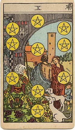 Ten of Pentacles tarot card
