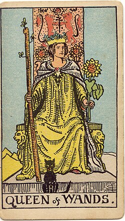 Queen of Wands tarot card